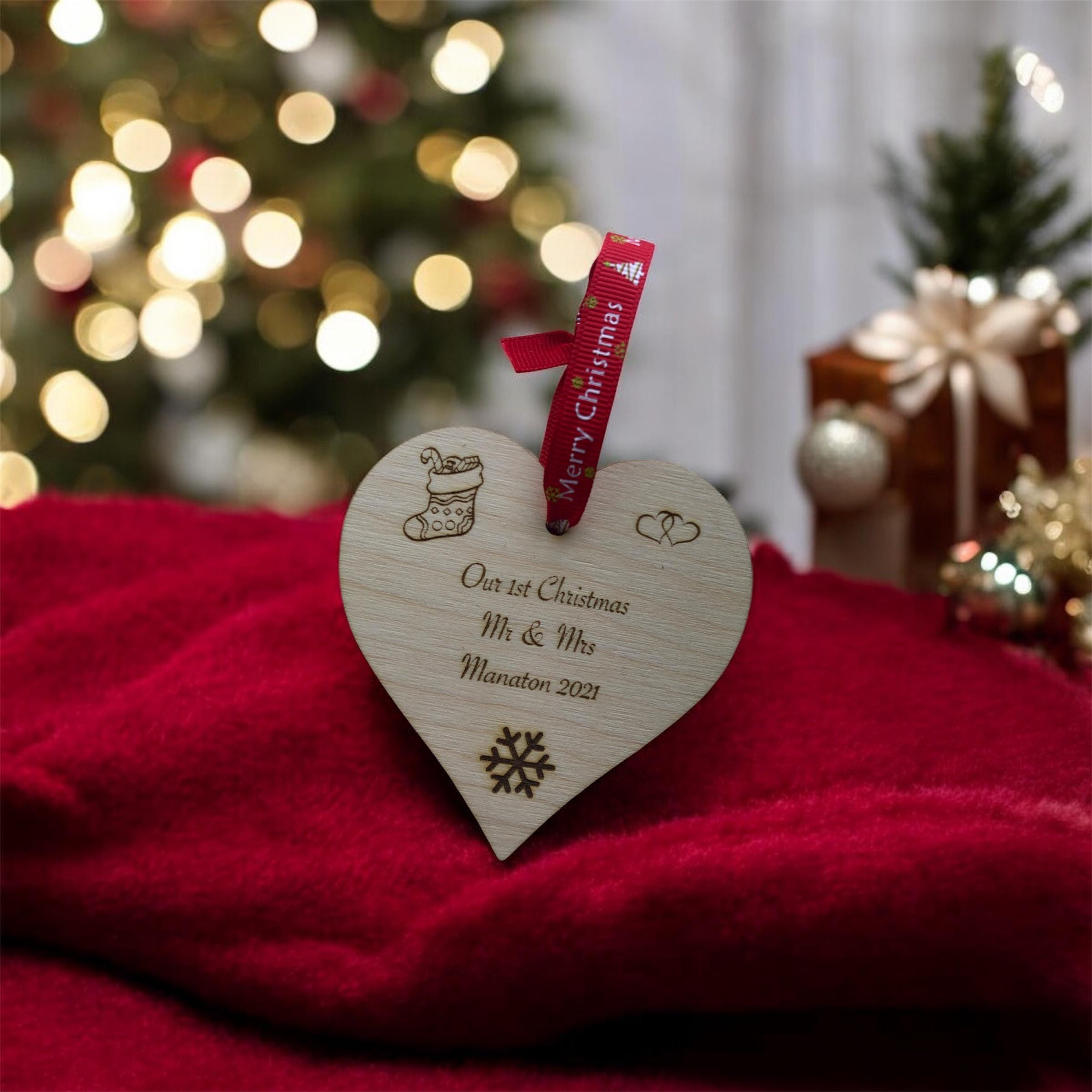 Personalised Christmas Tree Bauble Decoration