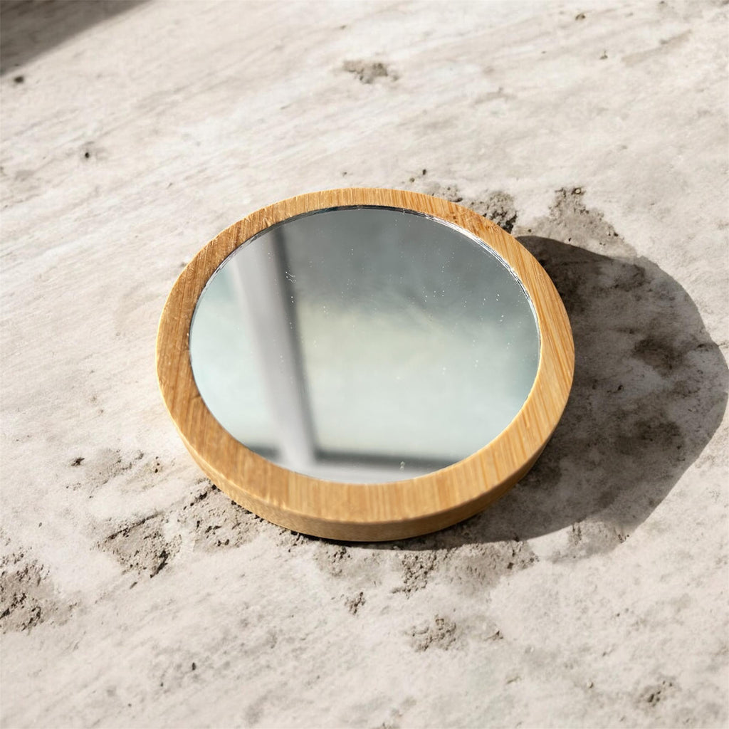 Personalised Wooden Pocket Mirror