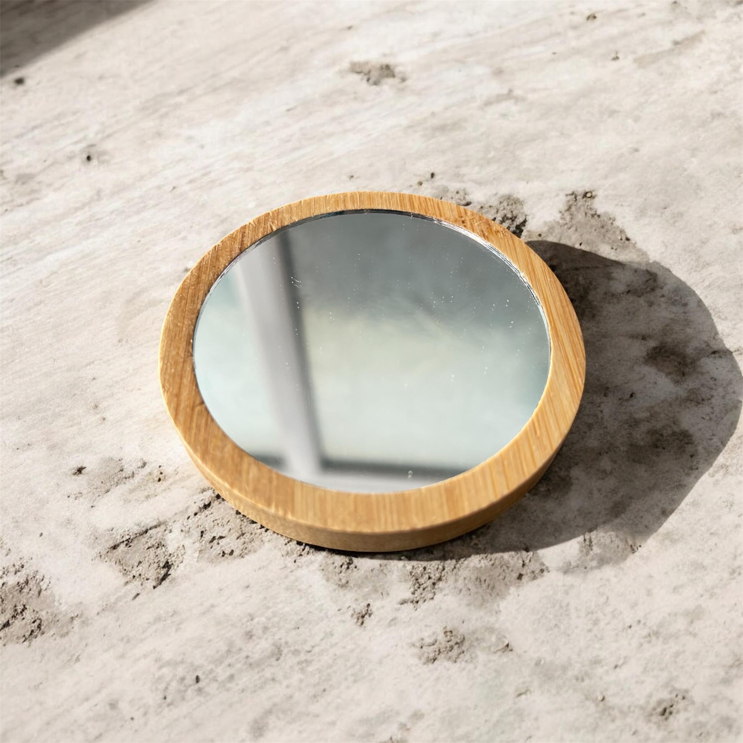 Personalised Wooden Pocket Mirror