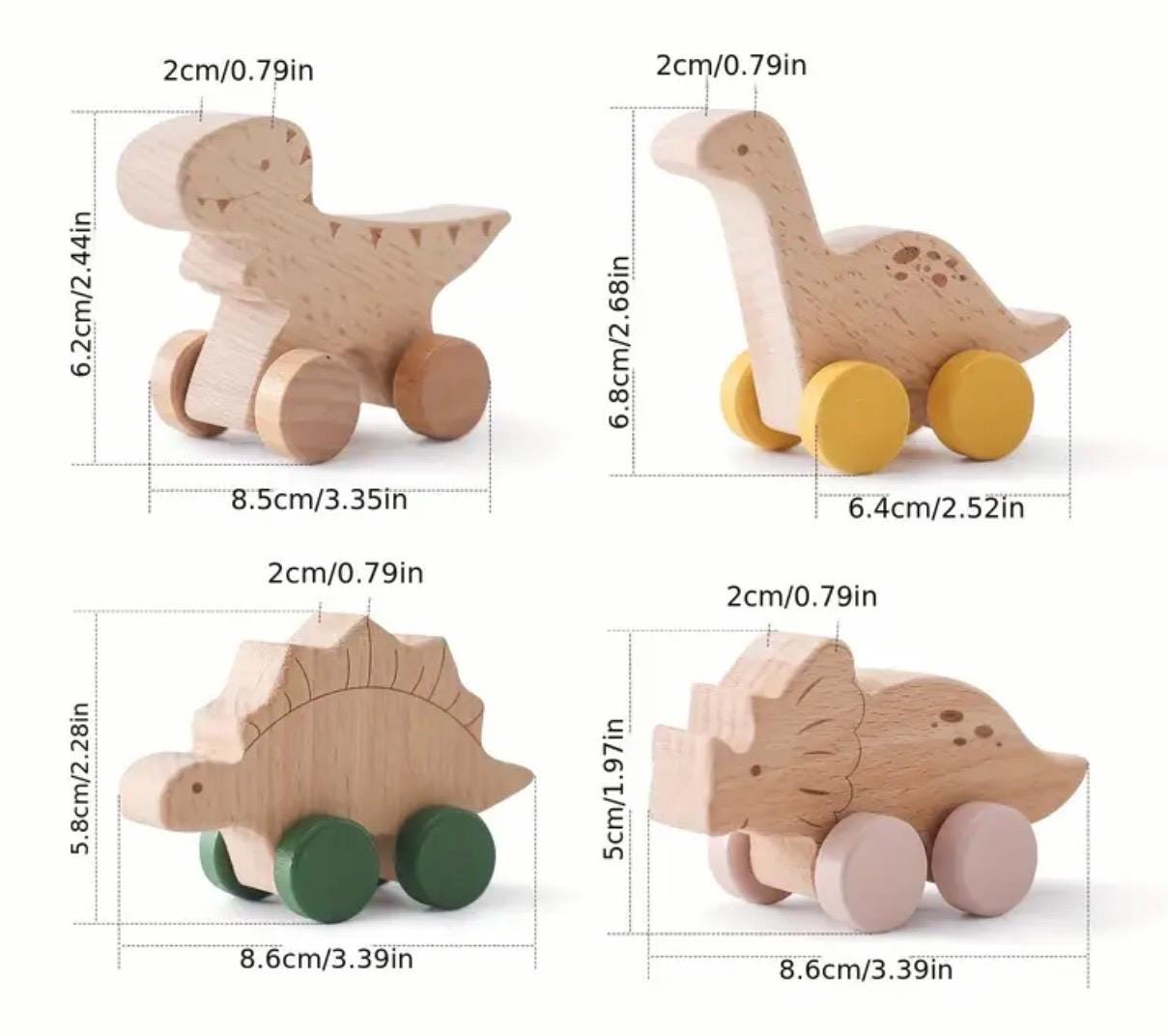 Personalised Wooden Dinosaur Toys