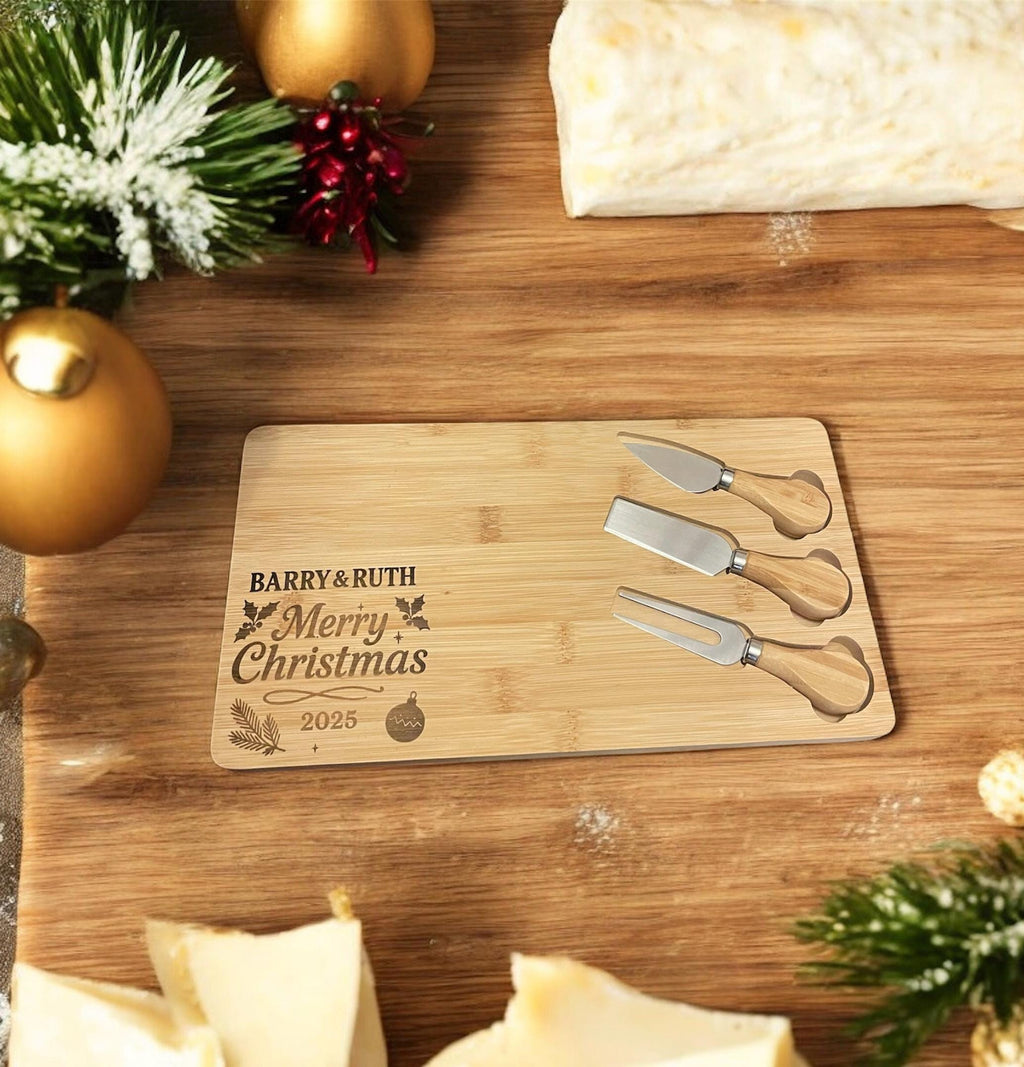 Personalised Cheese Board Knife set