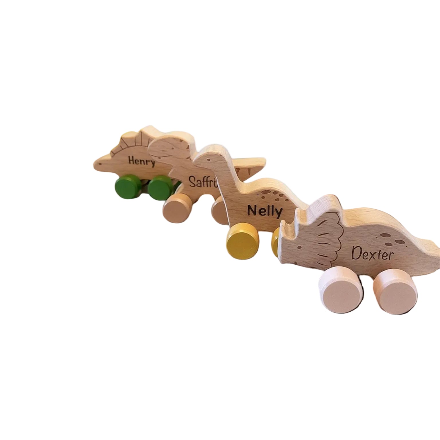 Personalised Wooden Dinosaur Toys