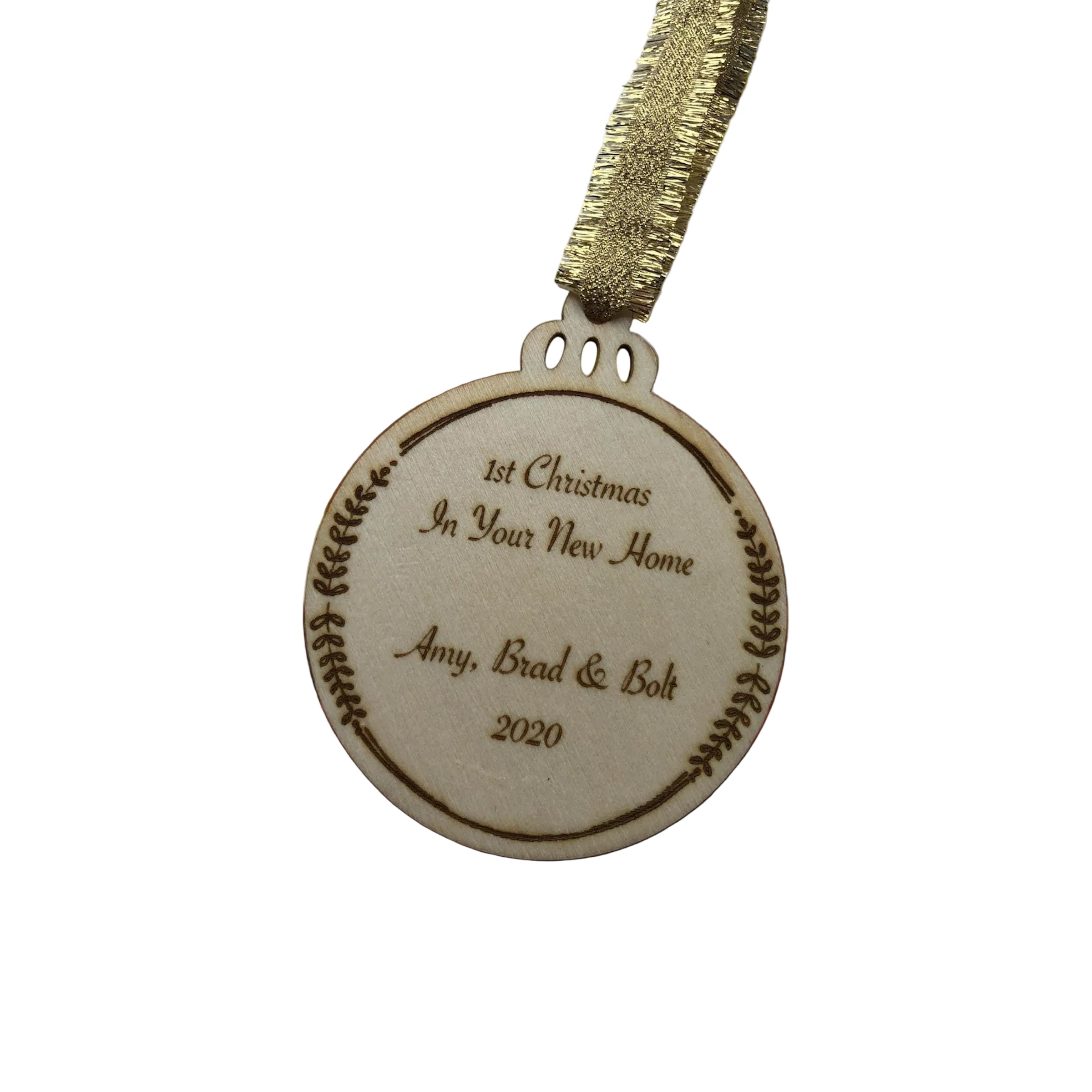 Personalised Christmas Tree Bauble Decoration